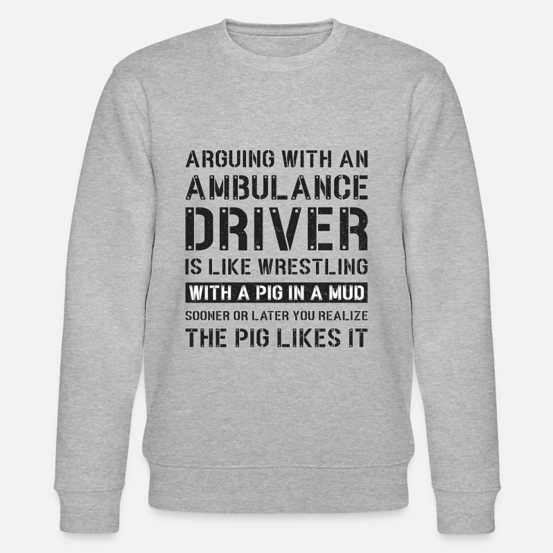 Ambulance ambulance ambulance cadeau - Sweat bio CHANGER Stanley/Stella Unisexe - gris chiné
