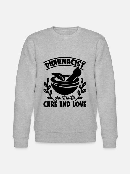 Apotheker Apothekentechniker Coole Geschenkidee - Stanley/Stella Unisex Bio-Sweatshirt CHANGER  - Grau meliert
