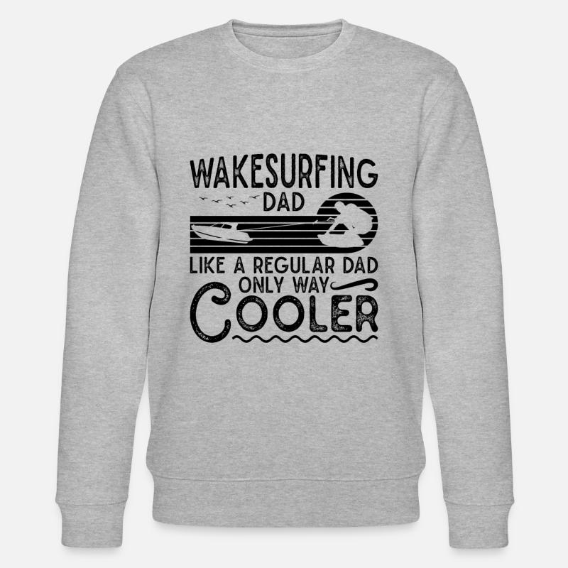 Wakeboard Wakeboard Wakeboarder Idée cadeau - Sweat bio CHANGER Stanley/Stella Unisexe - gris chiné
