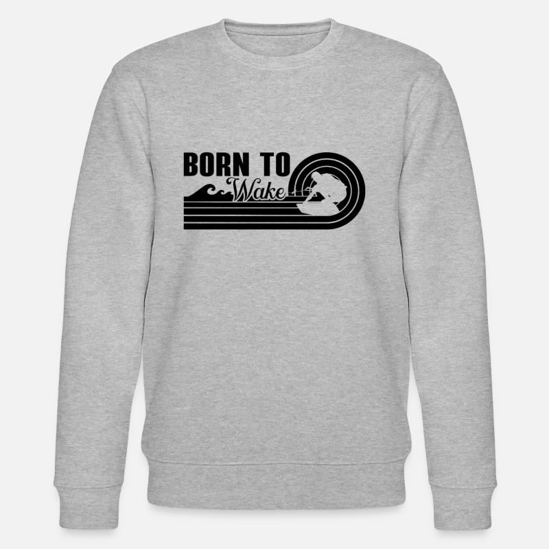 Wakeboard Wakeboarder Wakeboarding Idée Cadeau - Sweat bio CHANGER Stanley/Stella Unisexe - gris chiné