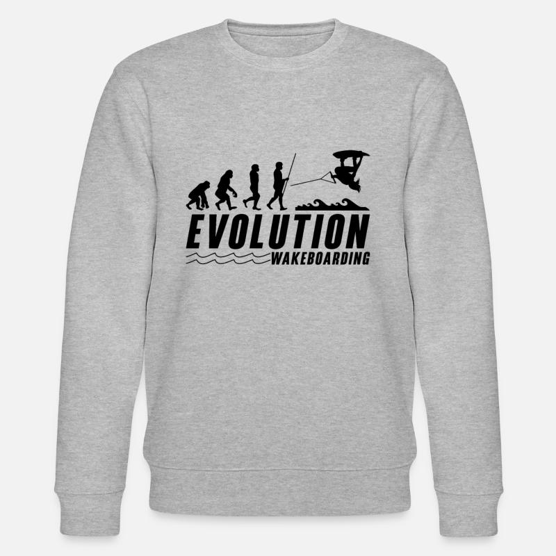 Wakeboard Wakeboarder Wakeboarding Idée Cadeau - Sweat bio CHANGER Stanley/Stella Unisexe - gris chiné