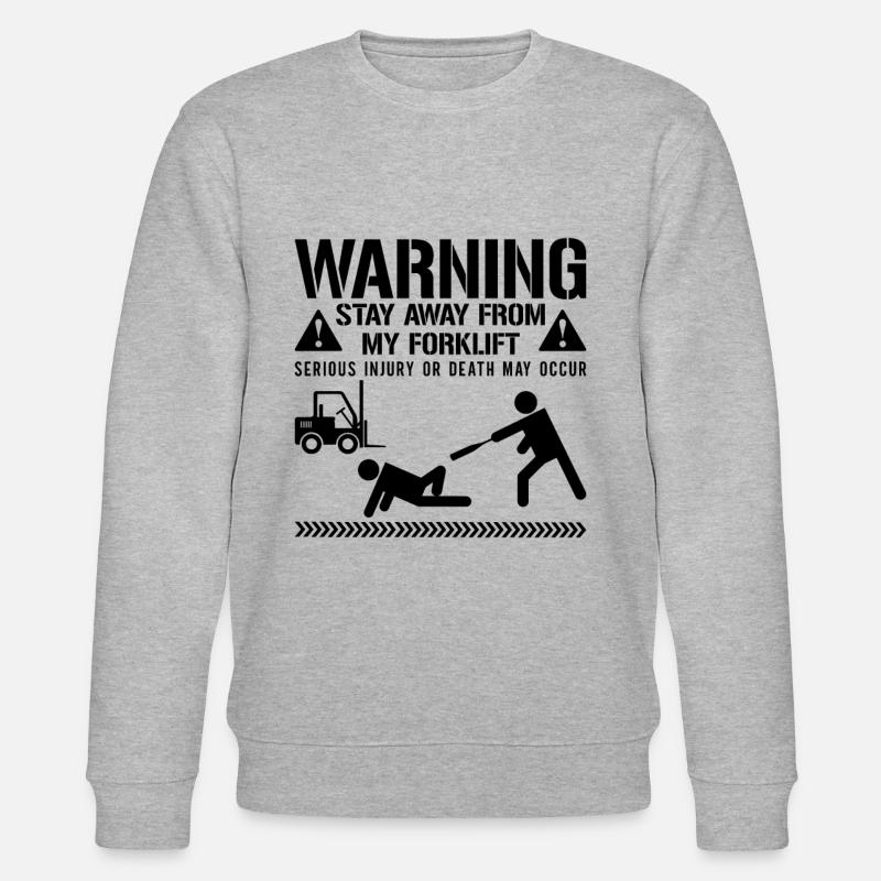 Staplerfahrer Gabelstapler Stapler Geschenkidee - Stanley/Stella Unisex Bio-Sweatshirt CHANGER - Grau meliert