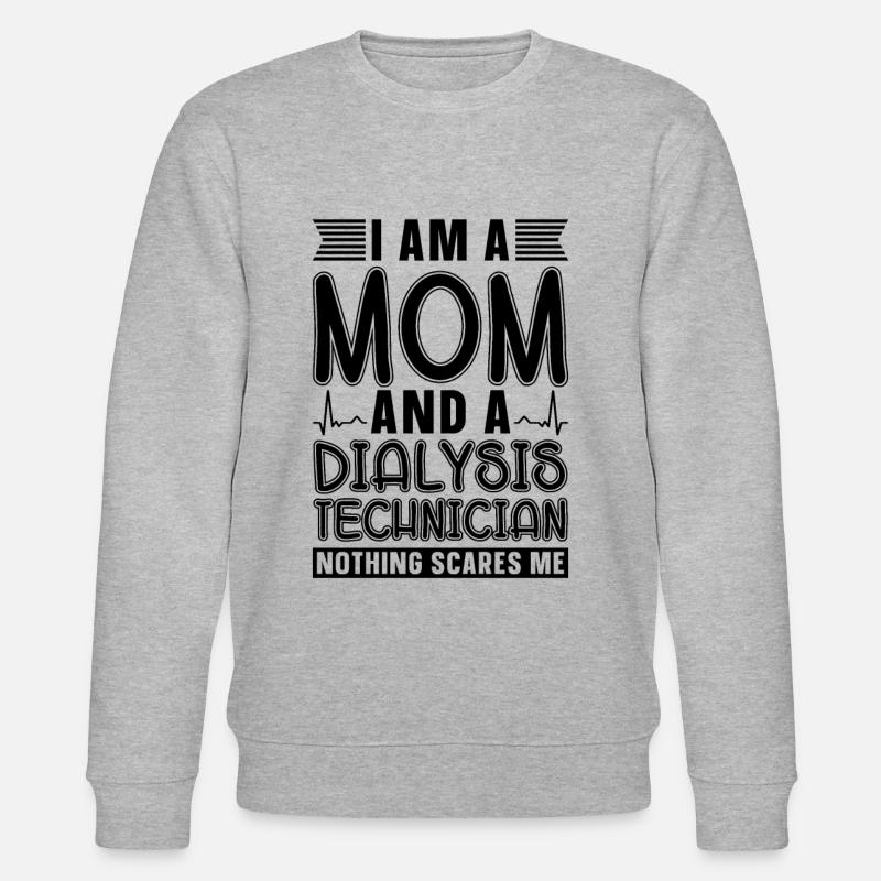 Dialysetechniker Dialyse Nephrologie Geschenkidee - Stanley/Stella Unisex Bio-Sweatshirt CHANGER - Grau meliert
