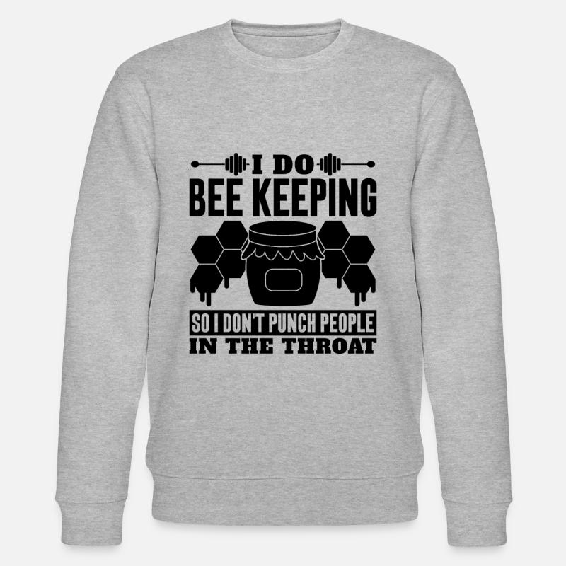 I Do Bee Keeping So Beekeeping Apiarist Beekeeper - Stanley/Stella CHANGER Unisex Organic Sweatshirt - heather grey