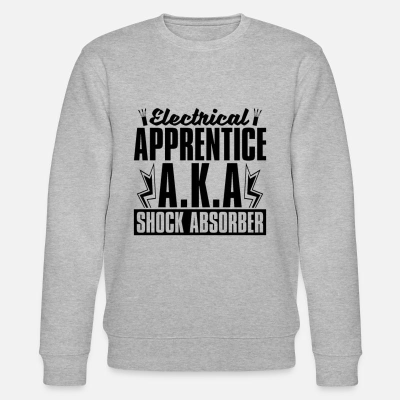 Electrical Apprentice A.K.A Electronics Engineer - Stanley/Stella Unisex Bio-Sweatshirt CHANGER  - Grau meliert