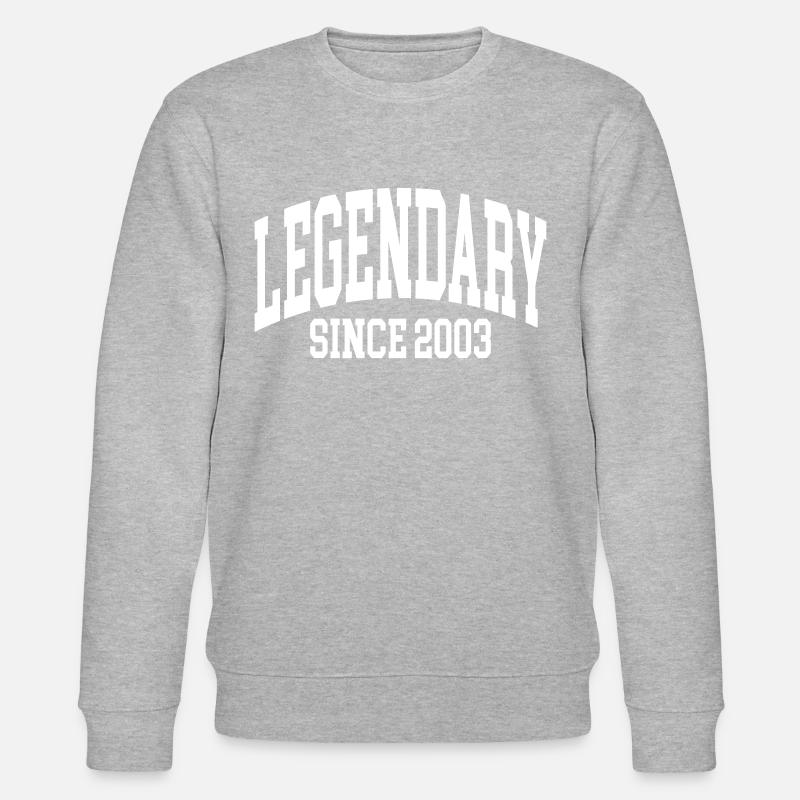 Legendary since 2003 - Stanley/Stella CHANGER Unisex Organic Sweatshirt - heather grey