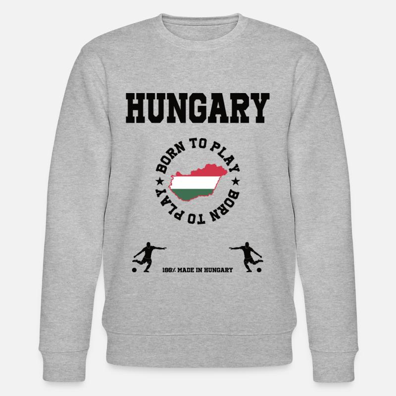 Ungarn - Stanley/Stella Unisex Bio-Sweatshirt CHANGER  - Grau meliert
