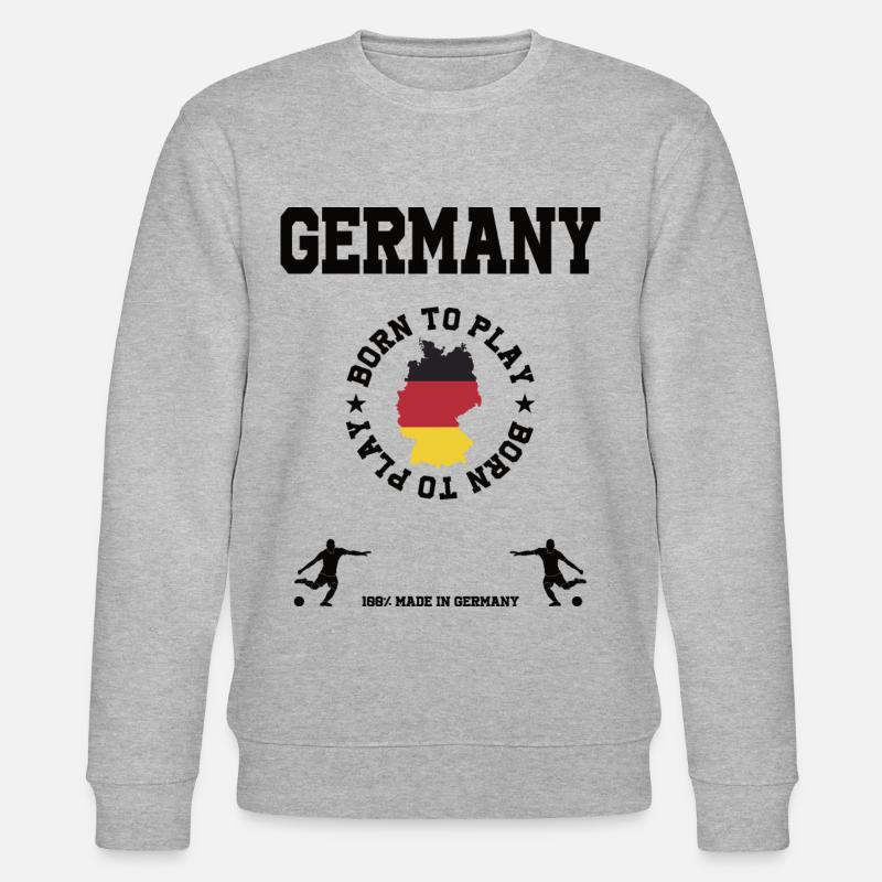 Deutschland - Stanley/Stella Unisex Bio-Sweatshirt CHANGER - Grau meliert