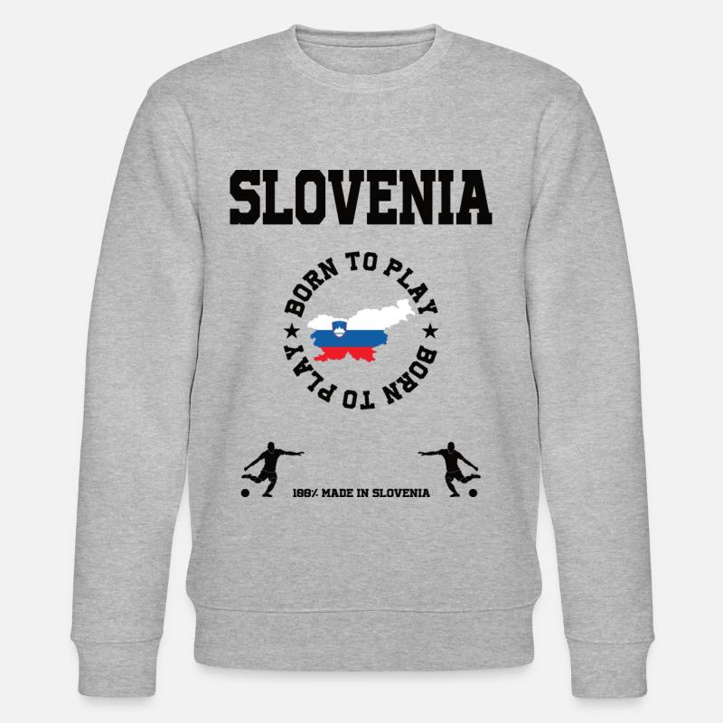 Slowenien - Stanley/Stella Unisex Bio-Sweatshirt CHANGER  - Grau meliert