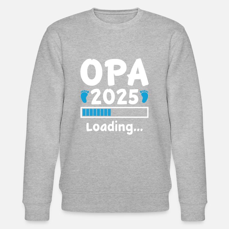 Opa 2025 Loading - Stanley/Stella Unisex Bio-Sweatshirt CHANGER  - Grau meliert