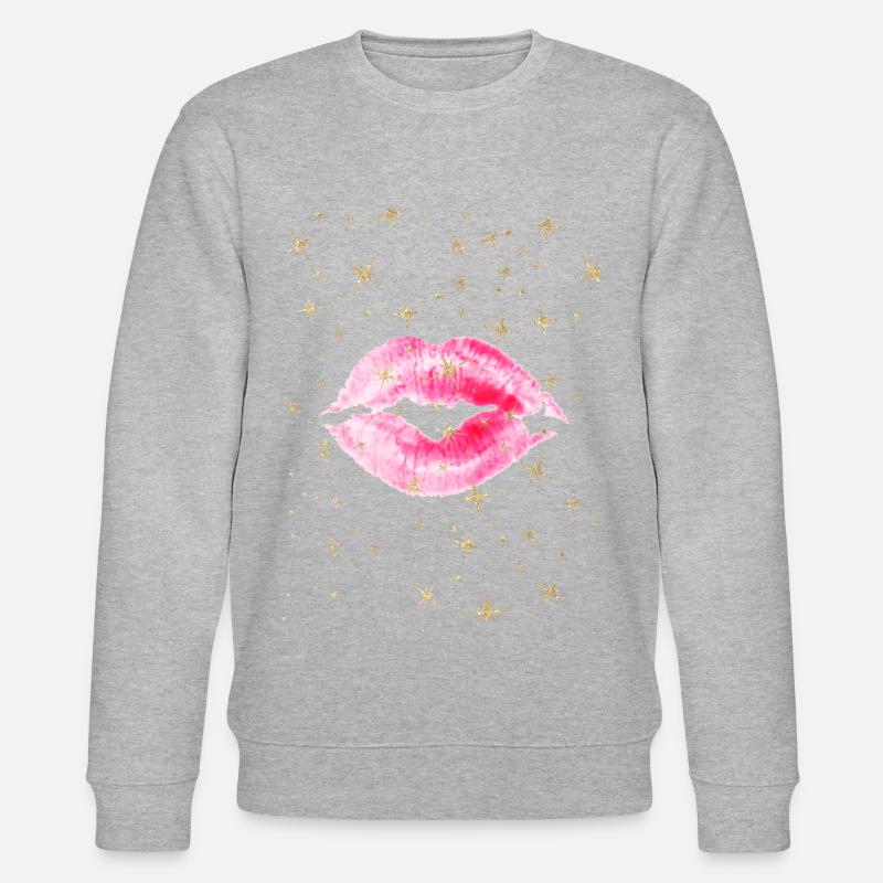 Embrasser la bouche - Sweat bio CHANGER Stanley/Stella Unisexe - gris chiné