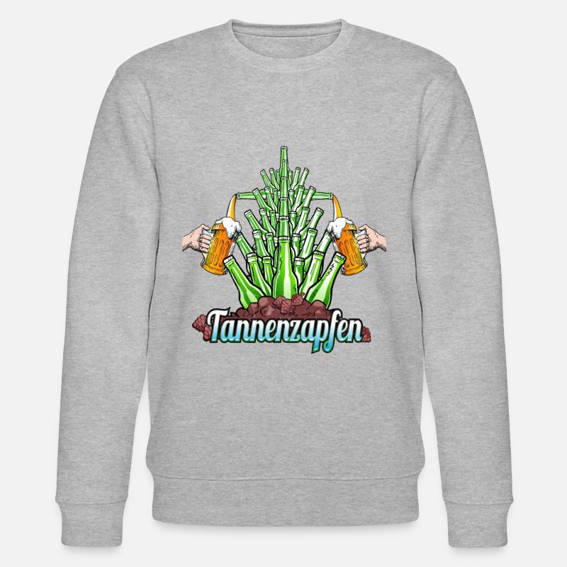 Arbre à bière Pinecone - Sweat bio CHANGER Stanley/Stella Unisexe - gris chiné