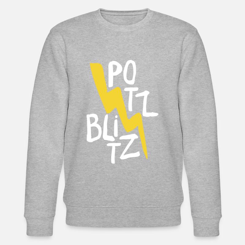 Potzblitz, lustiges süßes Design - Stanley/Stella Unisex Bio-Sweatshirt CHANGER  - undefined