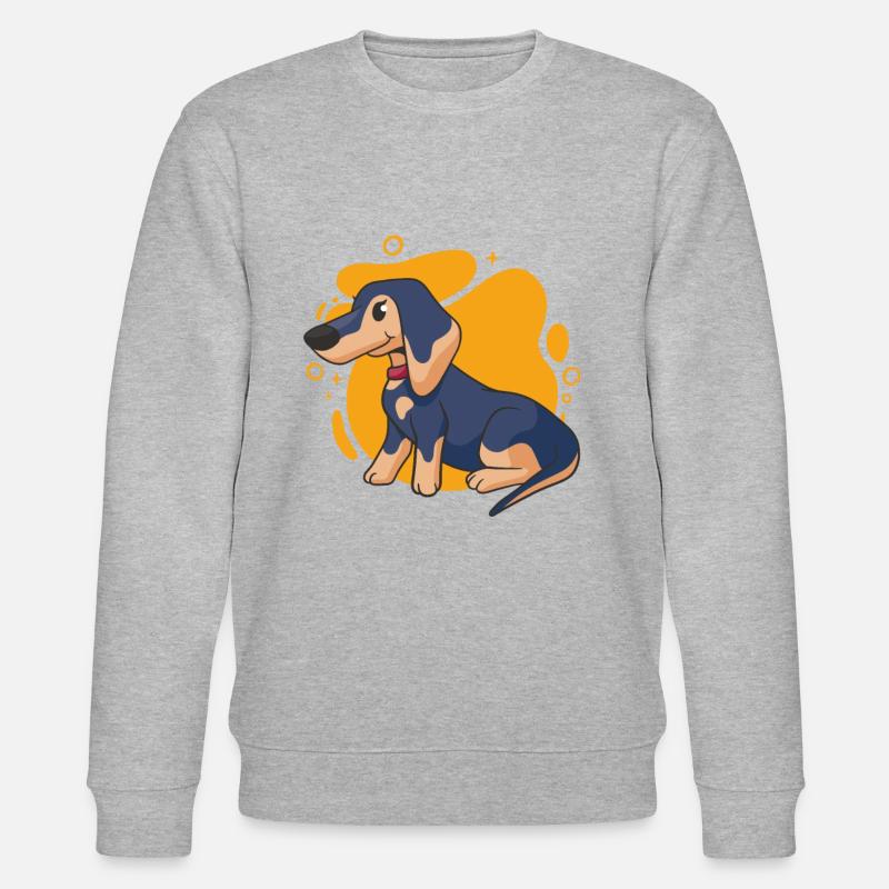 teckel - Sweat bio CHANGER Stanley/Stella Unisexe - gris chiné