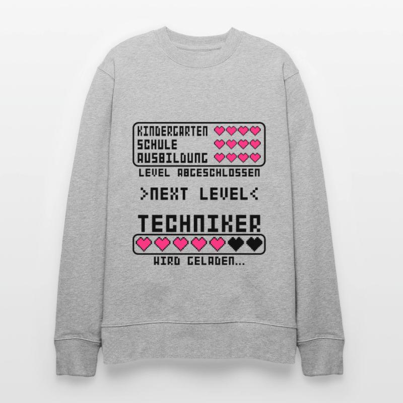 angehende Techniker vor Ausbildung Beginn Start Stanley/Stella Unisex Bio-Sweatshirt CHANGER 