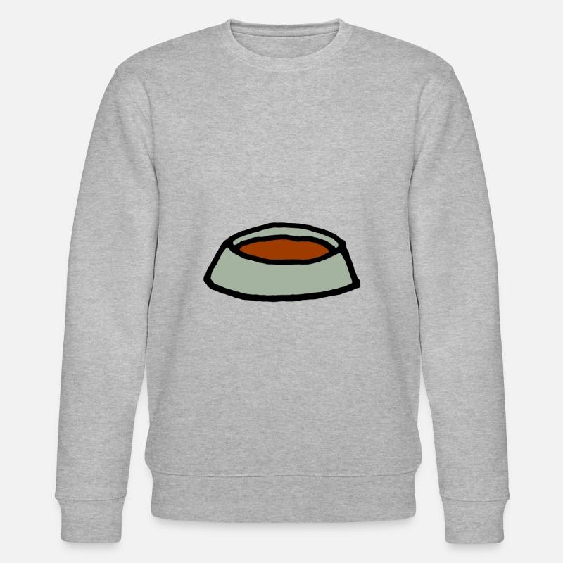 Comic Hundenapf Futter - Stanley/Stella Unisex Bio-Sweatshirt CHANGER  - Grau meliert