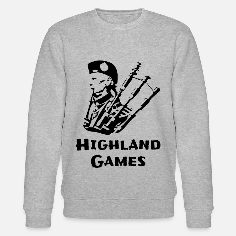 Highland Games - Stanley/Stella Unisex Bio-Sweatshirt CHANGER - Grau meliert