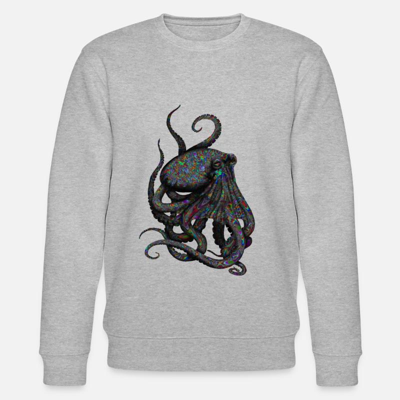Octopus Goa - Stanley/Stella CHANGER Unisex Organic Sweatshirt - heather grey