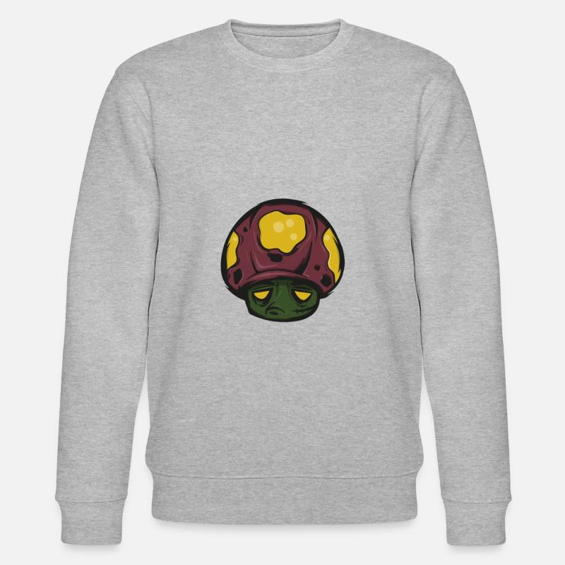 champignon - Sweat bio CHANGER Stanley/Stella Unisexe - gris chiné