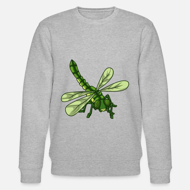 dragon-fly - Stanley/Stella CHANGER Unisex Organic Sweatshirt - heather grey