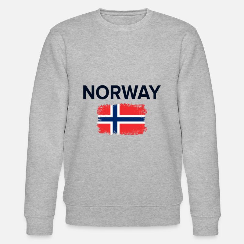 Norwegen - Stanley/Stella Unisex Bio-Sweatshirt CHANGER  - Grau meliert