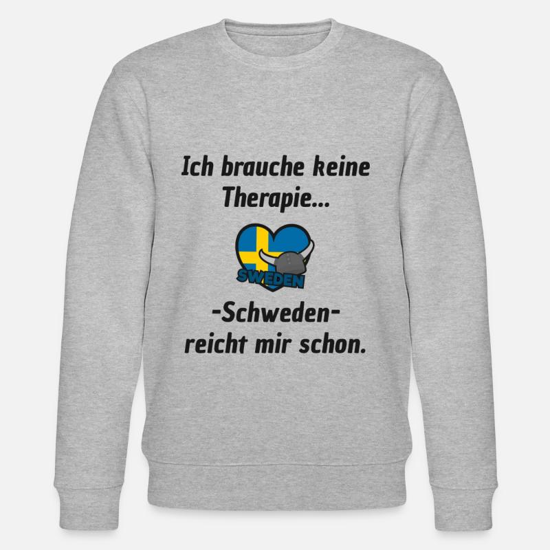 Schweden - Stanley/Stella Unisex Bio-Sweatshirt CHANGER  - Grau meliert