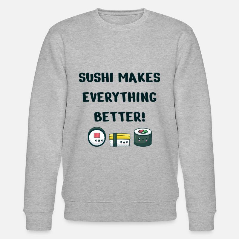 Sushi - Sweat bio CHANGER Stanley/Stella Unisexe - gris chiné