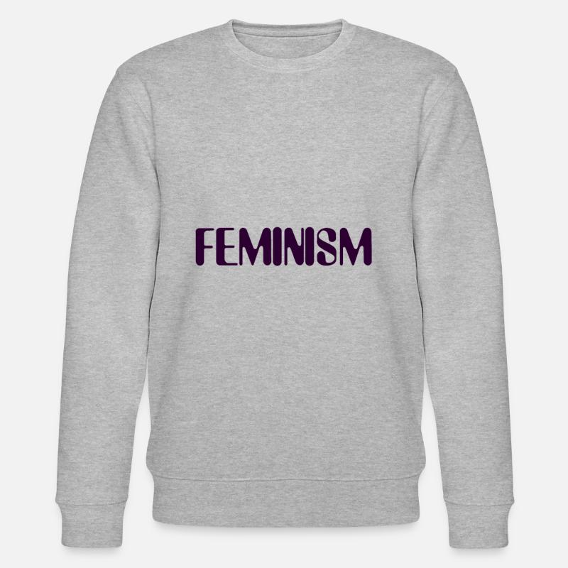 Feminismus - Stanley/Stella Unisex Bio-Sweatshirt CHANGER  - Grau meliert