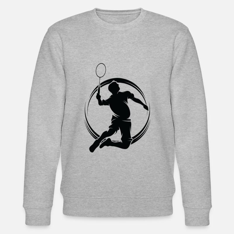 Badminton - Stanley/Stella Unisex Bio-Sweatshirt CHANGER  - Grau meliert