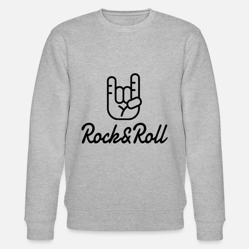 Rock n Roll - Stanley/Stella Unisex Bio-Sweatshirt CHANGER  - Grau meliert