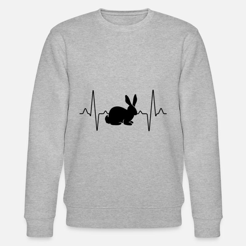 Pouls du lapin - Sweat bio CHANGER Stanley/Stella Unisexe - gris chiné