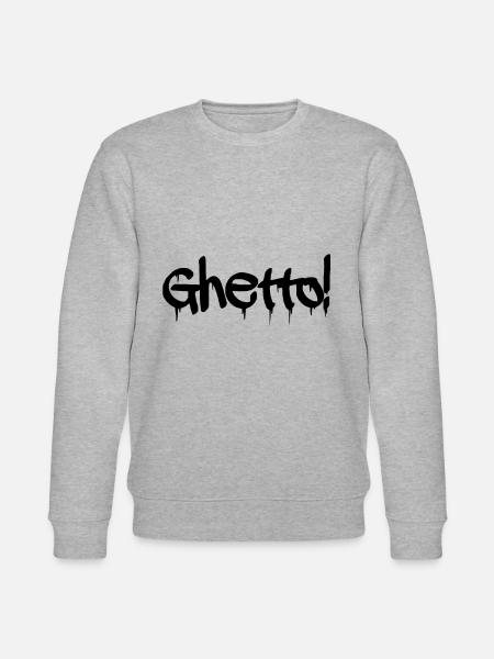 Ghetto Graffiti - Stanley/Stella CHANGER Unisex Organic Sweatshirt - heather grey