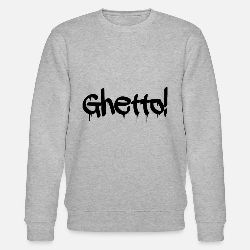 Ghetto Graffiti - Stanley/Stella CHANGER Unisex Organic Sweatshirt - heather grey