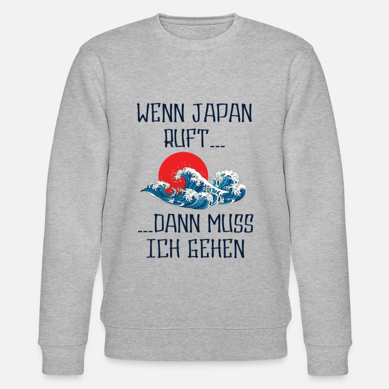 Japan - Stanley/Stella Unisex Bio-Sweatshirt CHANGER  - Grau meliert