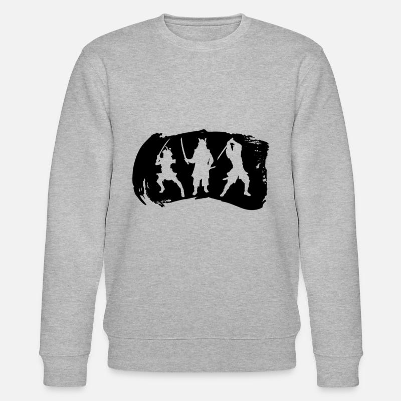 Samurai - Stanley/Stella Unisex Bio-Sweatshirt CHANGER  - Grau meliert