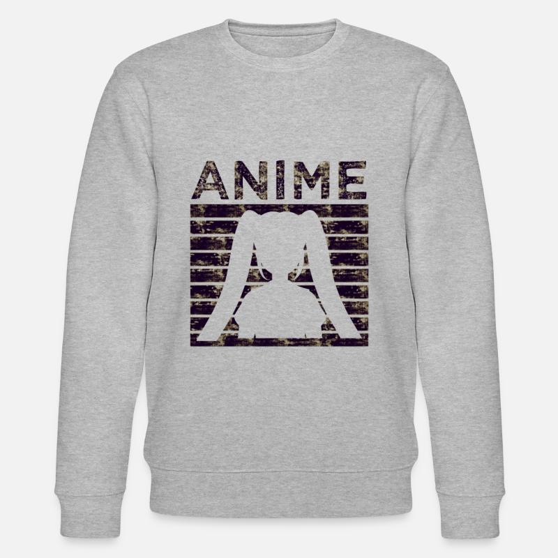 Anime Geschenk - Stanley/Stella Unisex Bio-Sweatshirt CHANGER  - Grau meliert