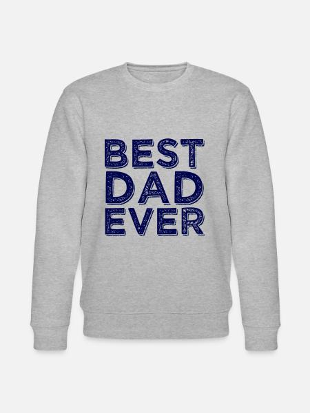 Bester Vater - Stanley/Stella Unisex Bio-Sweatshirt CHANGER  - Grau meliert