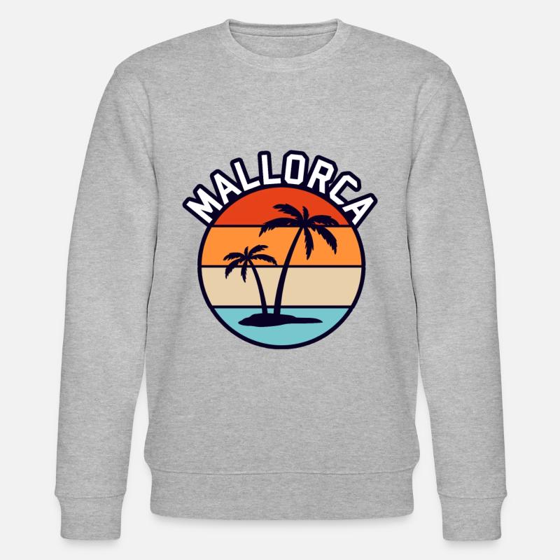 Majorque retro - Sweat bio CHANGER Stanley/Stella Unisexe - gris chiné