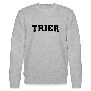 Trier - Stanley/Stella Unisex Bio-Sweatshirt CHANGER  - Grau meliert - Vorne - Nik (191cm) & Marisol (170cm)