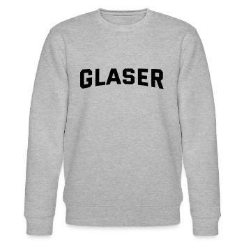 Glaser - Stanley/Stella Unisex Bio-Sweatshirt CHANGER  - Grau meliert - Vorne - Nik (191cm) & Marisol (170cm)