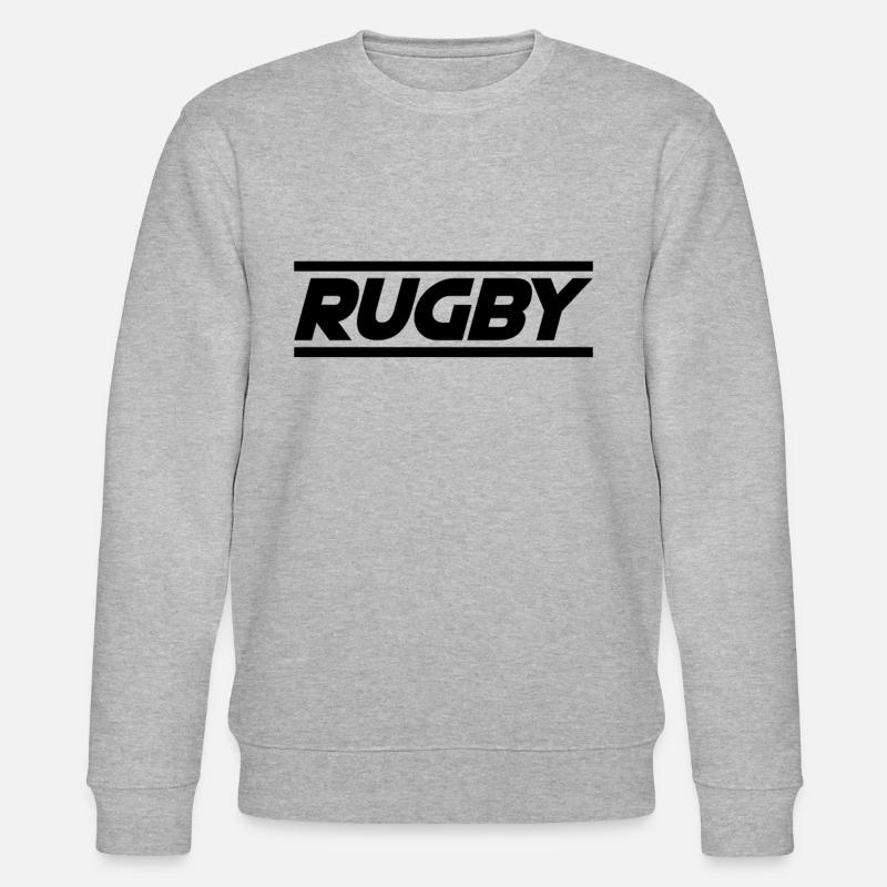 Rugby - Stanley/Stella Unisex Bio-Sweatshirt CHANGER  - Grau meliert