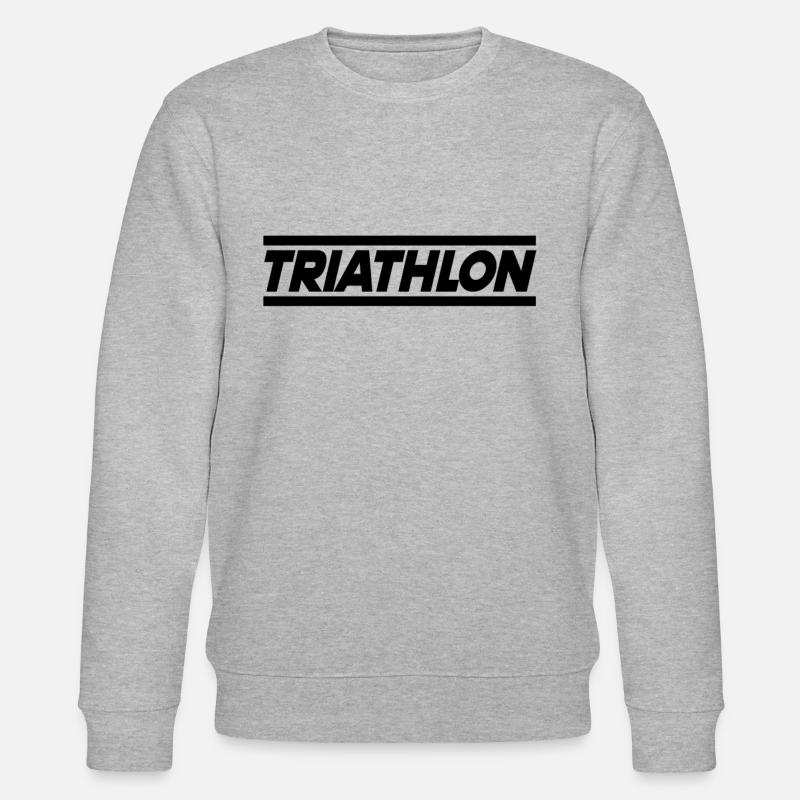 Triathlon - Stanley/Stella Unisex Bio-Sweatshirt CHANGER  - Grau meliert