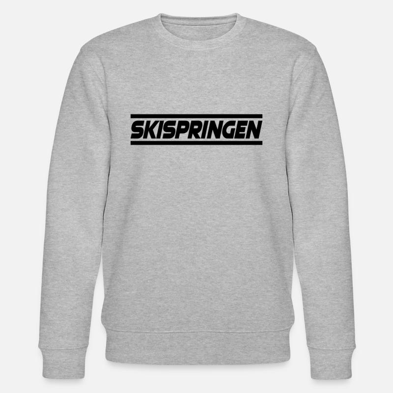 Skispringen - Stanley/Stella Unisex Bio-Sweatshirt CHANGER  - Grau meliert