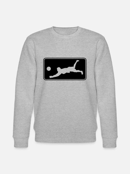 Volleyball Logo - Stanley/Stella CHANGER Unisex Organic Sweatshirt - heather grey