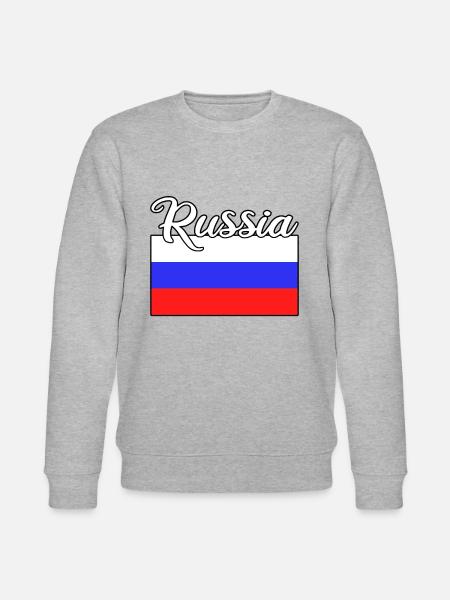 Russie Russie Drapeau - Sweat bio CHANGER Stanley/Stella Unisexe - gris chiné