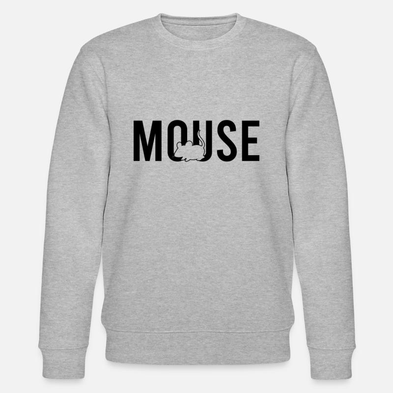 Mouse mouse - Stanley/Stella CHANGER Unisex Organic Sweatshirt - heather grey