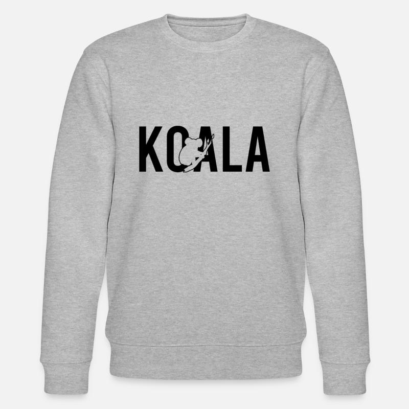 Koala - Stanley/Stella Unisex Bio-Sweatshirt CHANGER  - Grau meliert