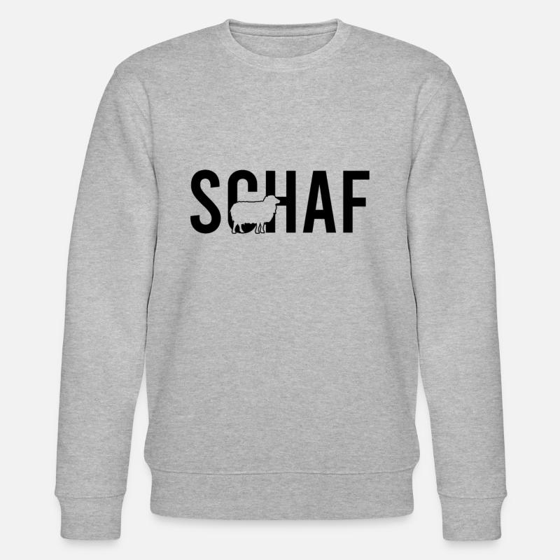 Schaf - Stanley/Stella Unisex Bio-Sweatshirt CHANGER  - Grau meliert