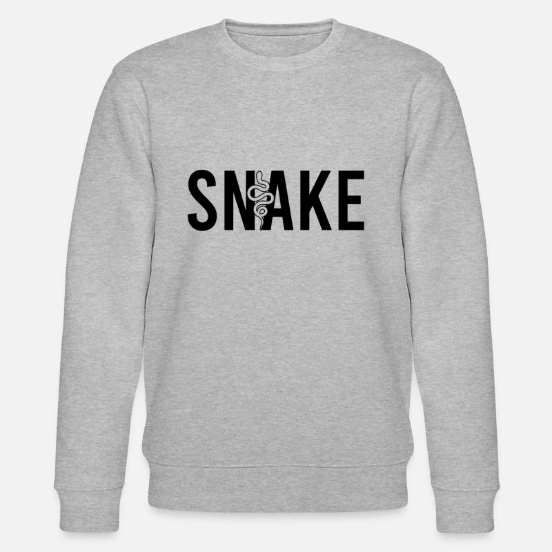 Serpent serpent - Sweat bio CHANGER Stanley/Stella Unisexe - gris chiné