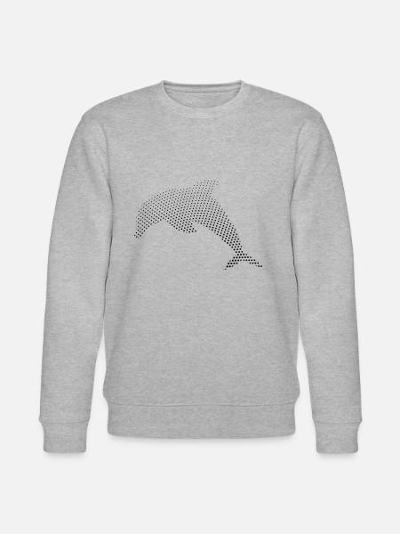 Dolphin - Stanley/Stella CHANGER Unisex Organic Sweatshirt - heather grey